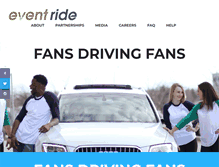Tablet Screenshot of eventride.com